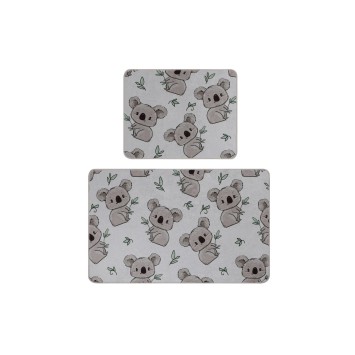 Alfombra de baño Set (2 piezas) Koala  multicolor