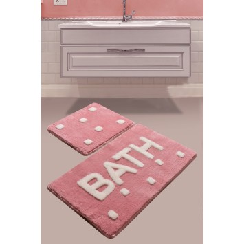 Alfombra de baño Set (2 piezas) Bath  rosa