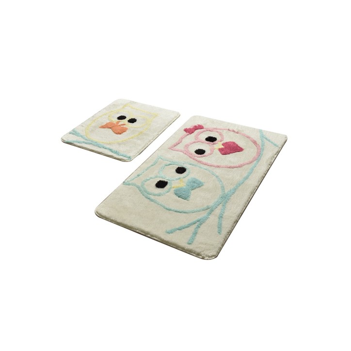 Alfombra de baño Set (2 piezas) Baykuş  multicolor