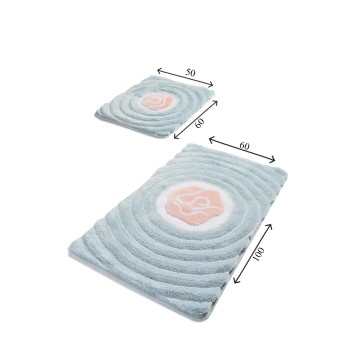 Alfombra de baño Set (2 piezas) Floria  multicolor