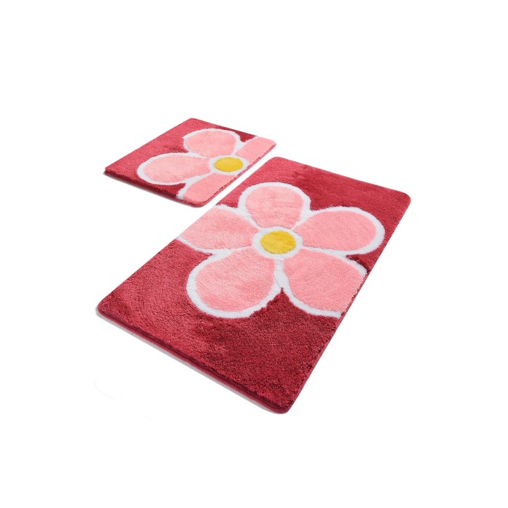 Alfombra de baño Set (2 piezas) Flower  multicolor