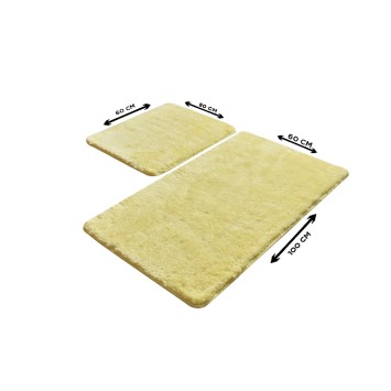 Alfombra de baño Set (2 piezas) Havai  limón