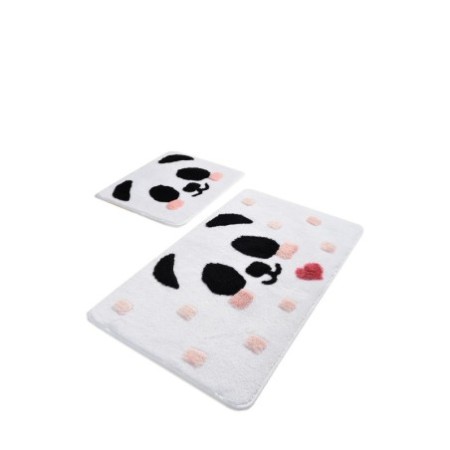 Alfombra de baño Set (2 piezas) Panda multicolor