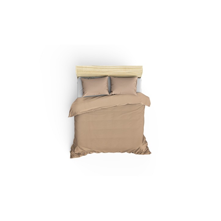 Juego ropa de cama Ranforce King Beige beige