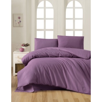 Juego ropa de cama Ranforce King Plum ciruela