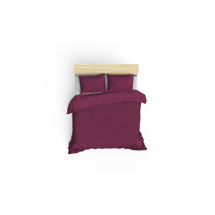 Juego ropa de cama Ranforce King Plum ciruela