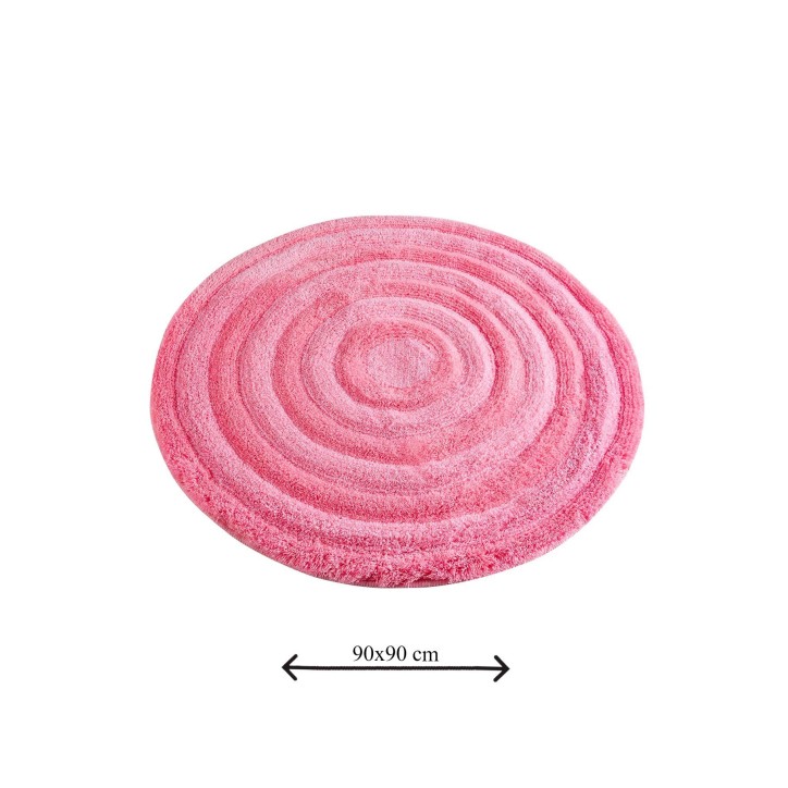 Alfombra de baño Round  rosa dulce