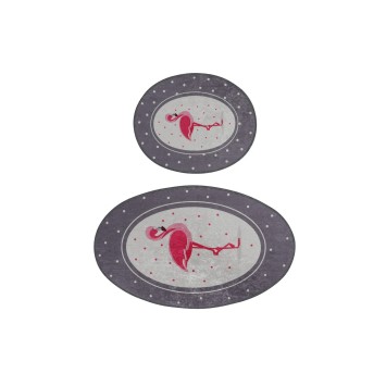 Alfombra de baño Set (2 piezas) Chile Flamingo multicolor