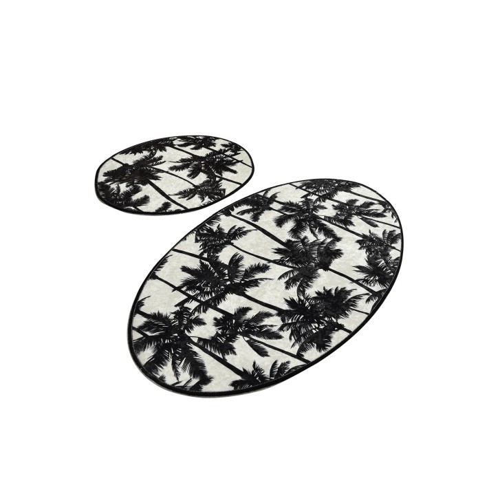 Alfombra de baño Set (2 piezas) Palm DJT multicolor