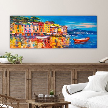 Pintura decorativa lienzo YTY285852095_3080 multicolor 30x80 cm