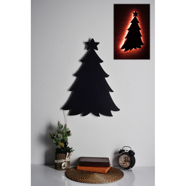 Iluminación LED decorativa Christmas Pine 2 rojo 20x27 cm