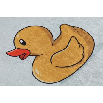 Alfombra de baño Canard Djt (80 cm) multicolor