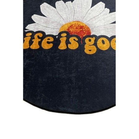 Alfombra de baño Life Is Good Djt (80 cm) multicolor