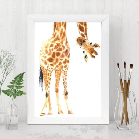 Pintura decorativa enmarcada MDF BC589411454 multicolor 24x29 cm