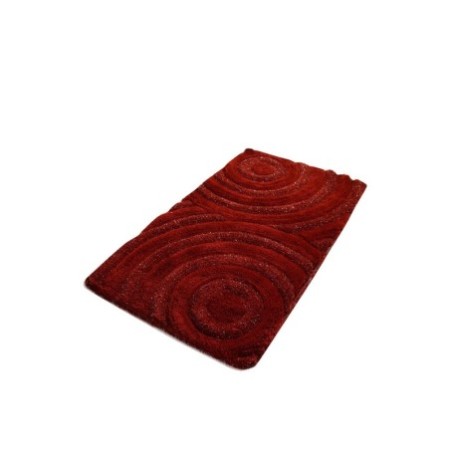 Alfombra de baño Wave  rojo