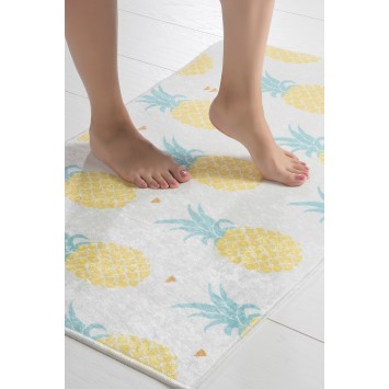 Alfombra de baño Set (2 piezas) Ananas DJT multicolor