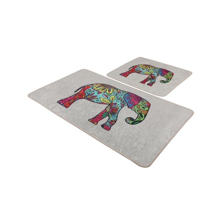 Alfombra de baño Set (2 piezas) Olifant  multicolor