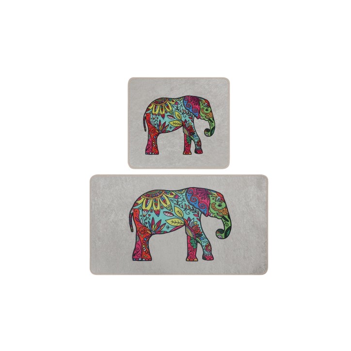 Alfombra de baño Set (2 piezas) Olifant  multicolor