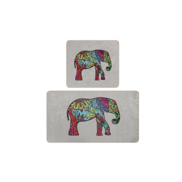 Alfombra de baño Set (2 piezas) Olifant  multicolor