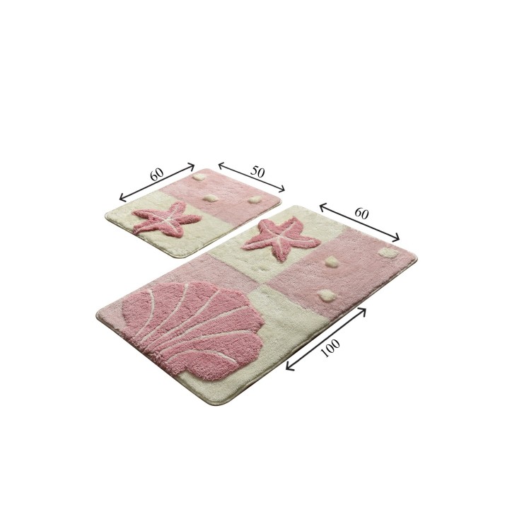 Alfombra de baño Set (2 piezas) Starfish  multicolor