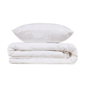 Juego ropa de cama doble Ranforce Eles  blanco negro