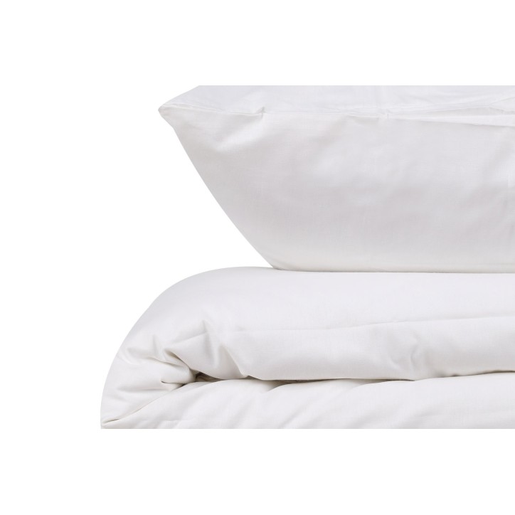 Juego ropa de cama doble Ranforce Eles  blanco negro