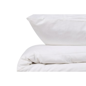 Juego ropa de cama doble Ranforce Eles  blanco negro