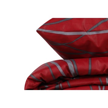 Juego ropa de cama Super King Verda  antracita rojo burdeos