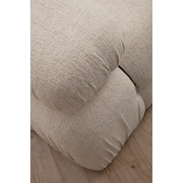 Sofá rinconera Bubble Bouclette L1-O1-1R Crema