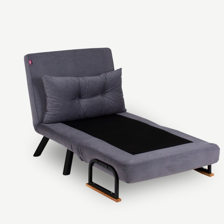 Sillón cama Sando Single Gris