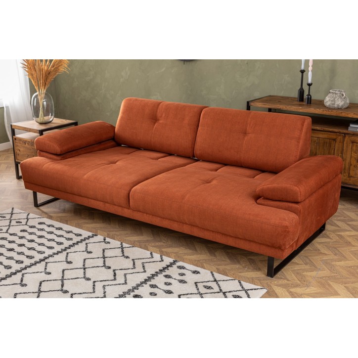 Sofá cama 3 plazas Mustang Naranja