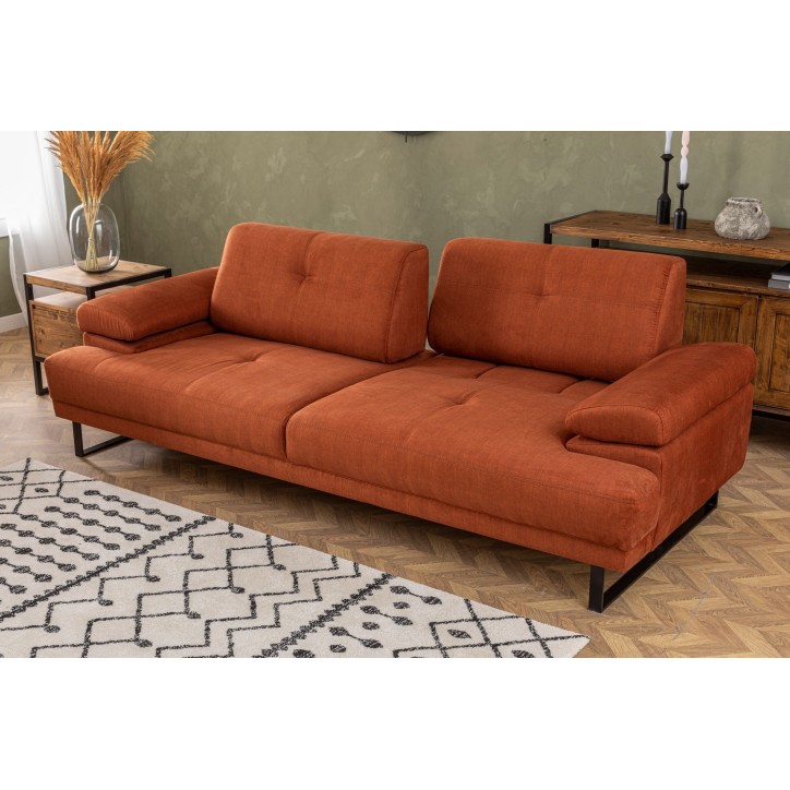 Sofá cama 3 plazas Mustang Naranja