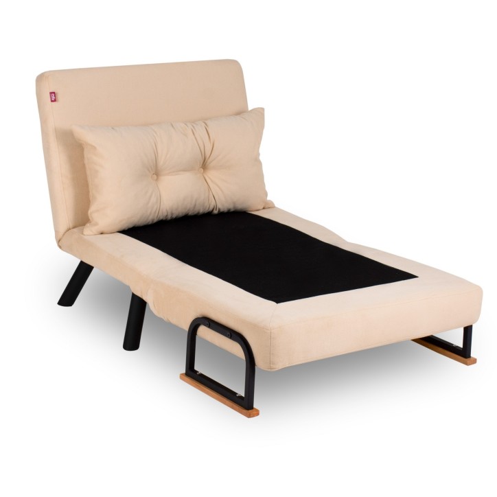 Sillón cama Sando Single Crema