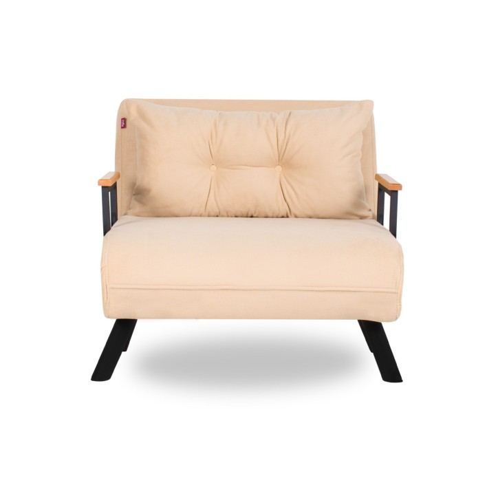 Sillón cama Sando Single Crema