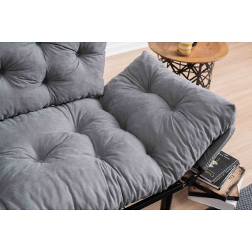 Sofá cama 2 plazas Nitta Gris - 859FTN1218