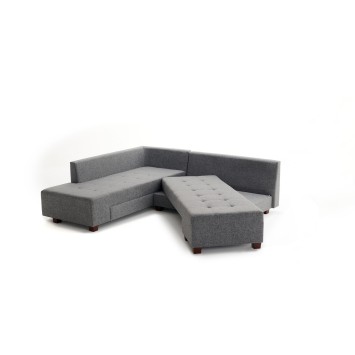 Sofá cama rinconera Manama izquierdo Gris - 825BLC1182