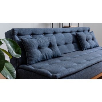 Sofá cama 3 plazas Fuoco Azul oscuro - 867UNQ1322