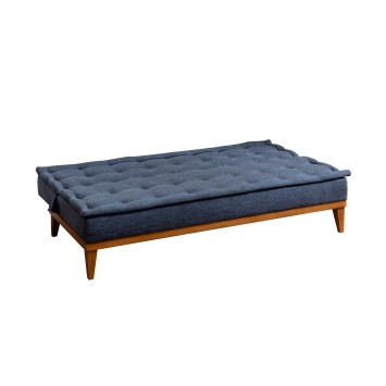 Sofá cama 3 plazas Fuoco Azul oscuro - 867UNQ1322