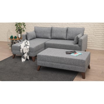 Sofá cama rinconera Bella izquierdo 2 Gris - 825BLC1505