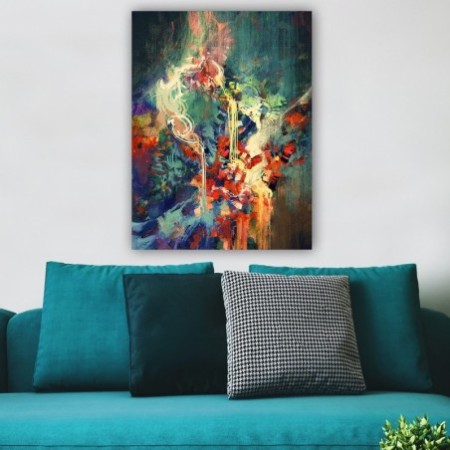 Pintura decorativa lienzo 300140801_70100 multicolor 70x100 cm