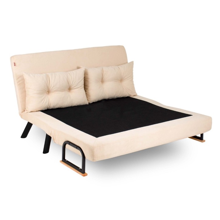 Sofá cama 2 plazas Sando Crema