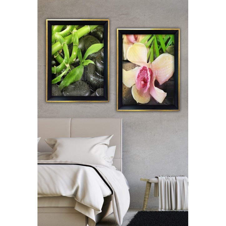 Cuadro decorativo enmarcado SYC7436502515514 multicolor 35x45 cm (2 piezas) Cuadro decorativo enmarcado SYC7436502515514 multicolor 35x45 cm (2 piezas)