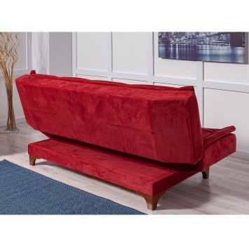 Sofá cama 3 plazas Kelebek Rojo burdeos - 867UNQ1341