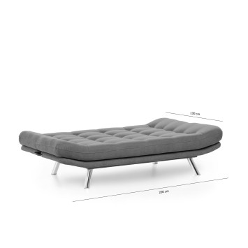 Sofá cama 3 plazas Misa Gris - 859FTN1309