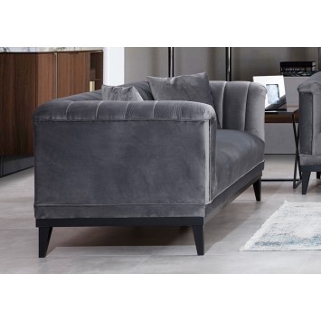 Sofá 3 plazas Trendy Gris oscuro - 569HLN1109