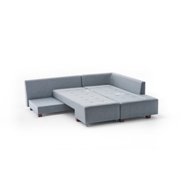 Sofá cama rinconera Manama derecho Azul claro - 825BLC2545