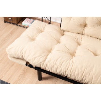 Sofá cama 2 plazas Nitta Crema - 859FTN1216