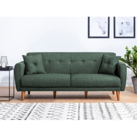 Set sofá cama sillón Aria TKM07-1070 Verde