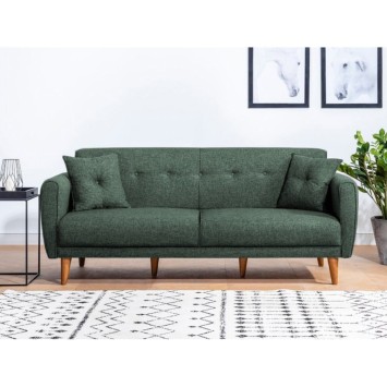 Set sofá cama sillón Aria TKM07-1070 Verde - 867UNQ1592