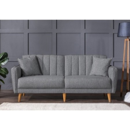 Set sofá cama sillón Aqua TKM04-94216 Gris oscuro